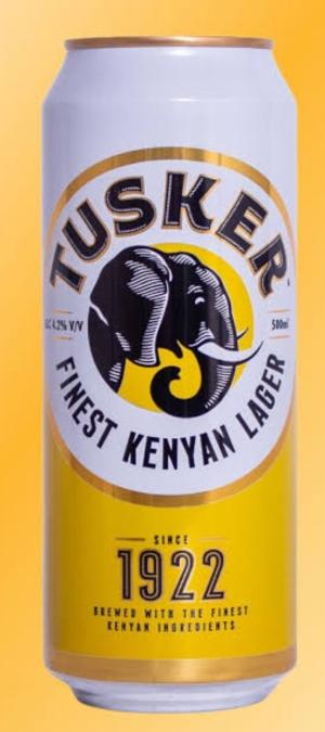 Tusker Lager Can